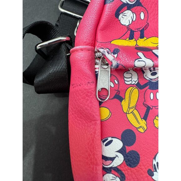 BUCKLE DOWN DISNEY Mickey Mouse ROSE PINK CROSSBODY WALLET SHOULDER BAG - Picture 8 of 15
